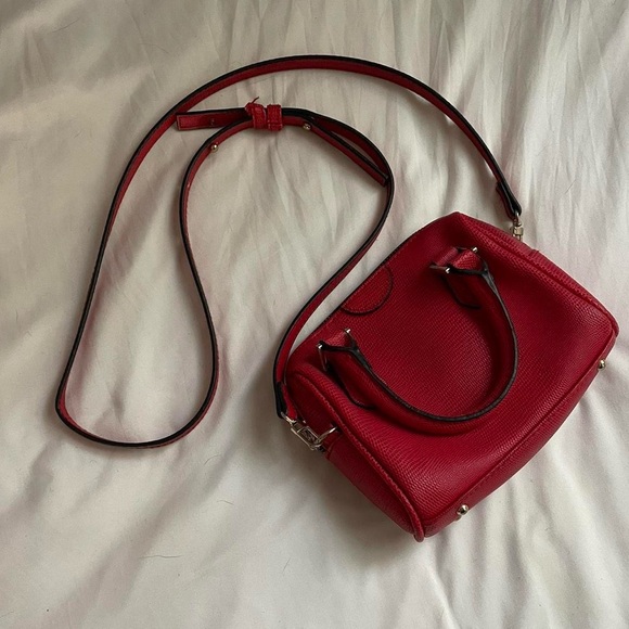 Topshop Handbags - Topshop Red Mini Crossbody